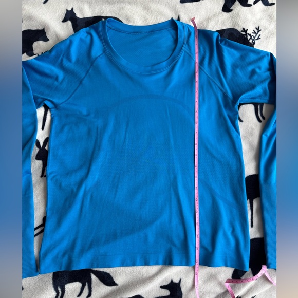 Lululemon Swiftly Tech Long Sleeve Shirt 2.0 *Race Length Size 10 Poolside - Picture 8 of 10